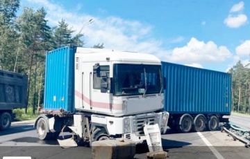 На выездзе з Менска пачаліся праблемы з дарожным рухам